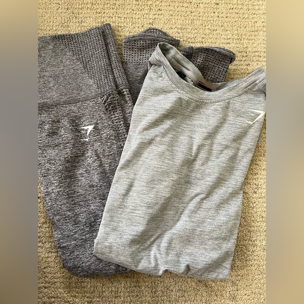 Gyymshark leggings and top bundle